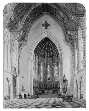John William Hill Chancel of Trinity Chapel, New York
